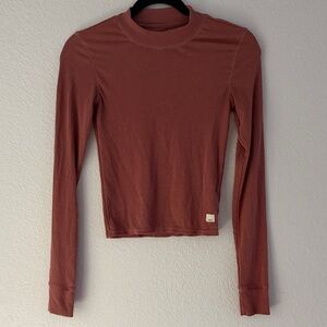 Vuori Long Sleeve Dusty Pink Top, XS